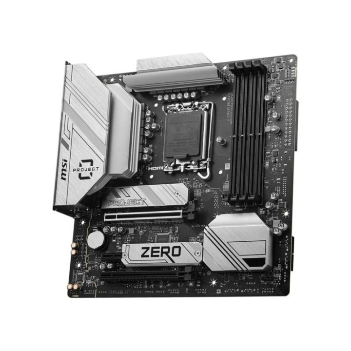 Carte mère MSI B760M Project Zero - LGA 1700 - Micro-ATX - DDR5 - Wi-Fi