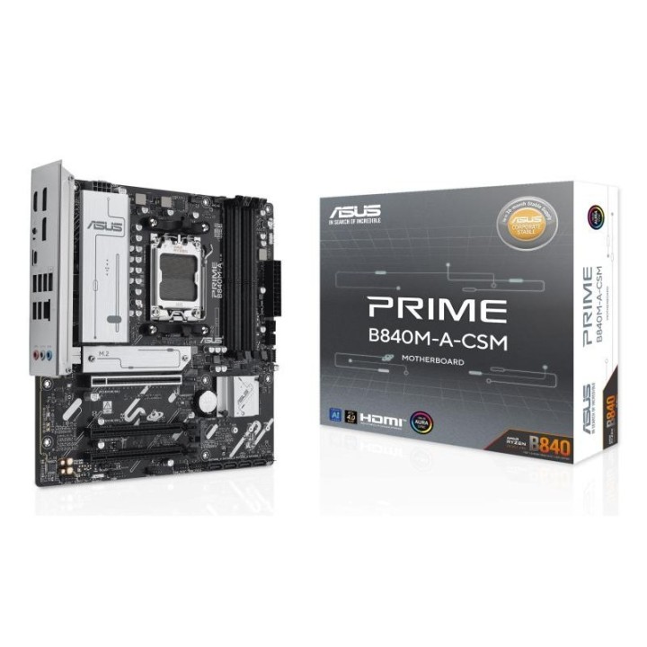 Carte mère ASUS Prime B840M-A-CSM - AM5 - Micro-ATX - DDR5