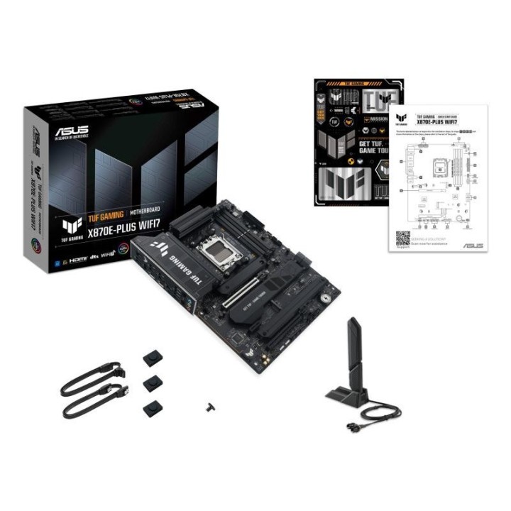 Carte mère ASUS TUF Gaming X870E-PLUS WIFI7 - AM5 - ATX - DDR5 - Wi-Fi