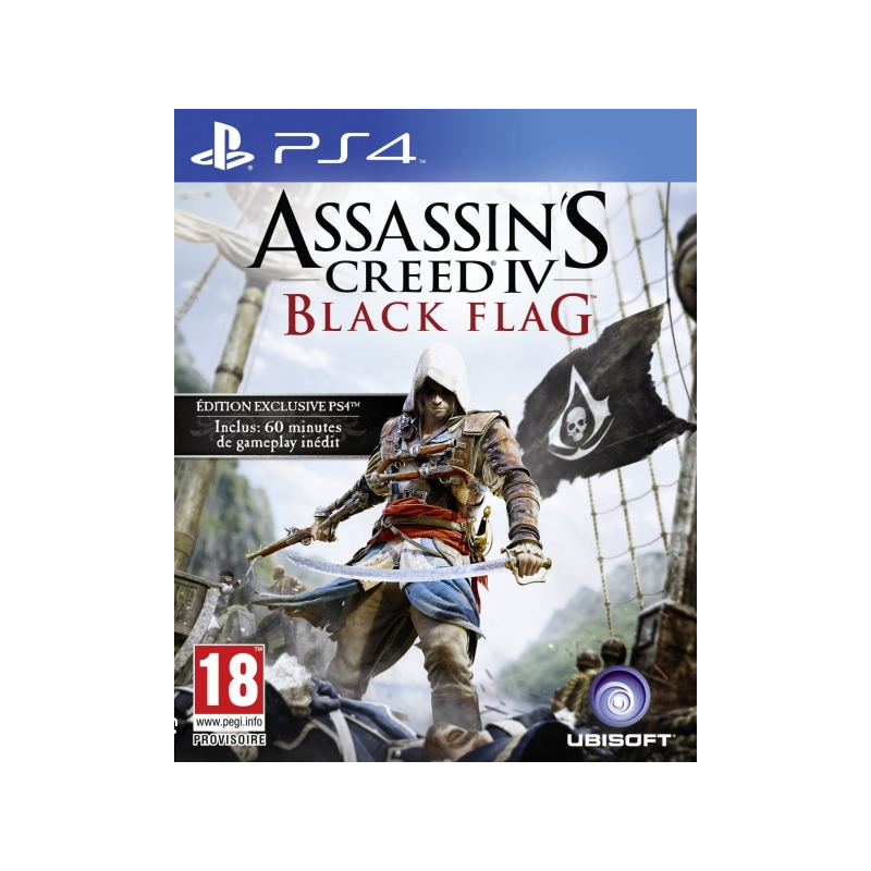 Jeux PS4 : Assassin's Creed 4 Black Flag - Occasion