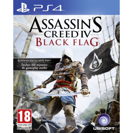 Jeux PS4 : Assassin's Creed 4 Black Flag - Occasion