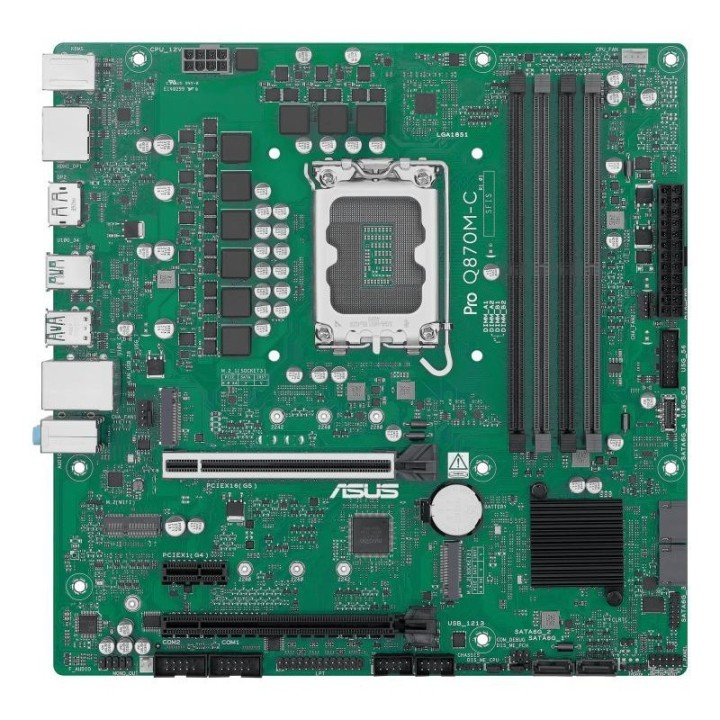 Carte mère ASUS PRO Q870M-C-CSM - LGA 1851 - Micro-ATX - DDR5