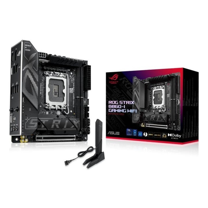 Carte mère ASUS ROG Strix B860-I Gaming WIFI - LGA 1851 - Mini-ITX - DDR5 - Wi-Fi