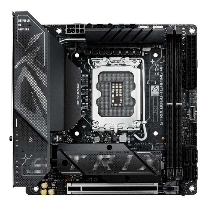 Carte mère ASUS ROG Strix B860-I Gaming WIFI - LGA 1851 - Mini-ITX - DDR5 - Wi-Fi