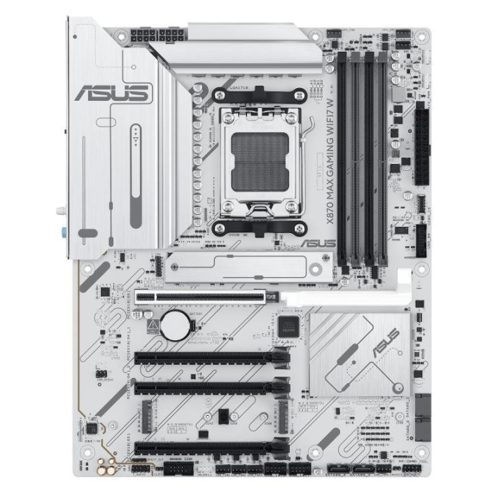 Carte mère ASUS X870 MAX Gaming WIFI7 W - AM5 - ATX - DDR5 - Wi-Fi