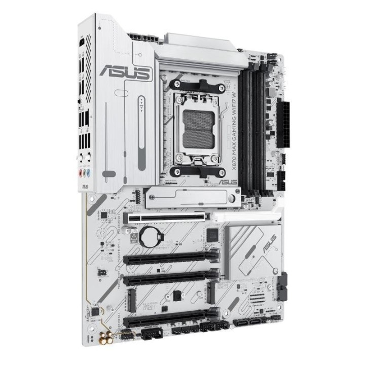 Carte mère ASUS X870 MAX Gaming WIFI7 W - AM5 - ATX - DDR5 - Wi-Fi
