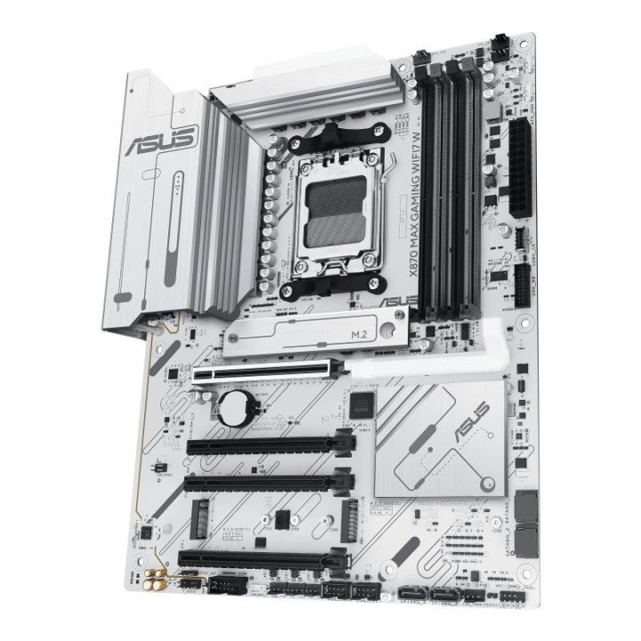 Carte mère ASUS X870 MAX Gaming WIFI7 W - AM5 - ATX - DDR5 - Wi-Fi