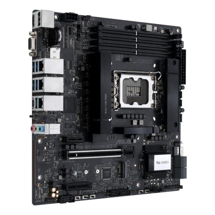 Carte mère ASUS PRO WS W680M-ACE SE - LGA 1700 - Micro-ATX - DDR5
