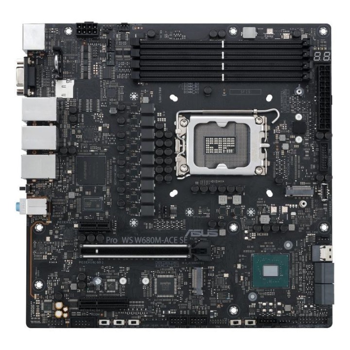 Carte mère ASUS PRO WS W680M-ACE SE - LGA 1700 - Micro-ATX - DDR5