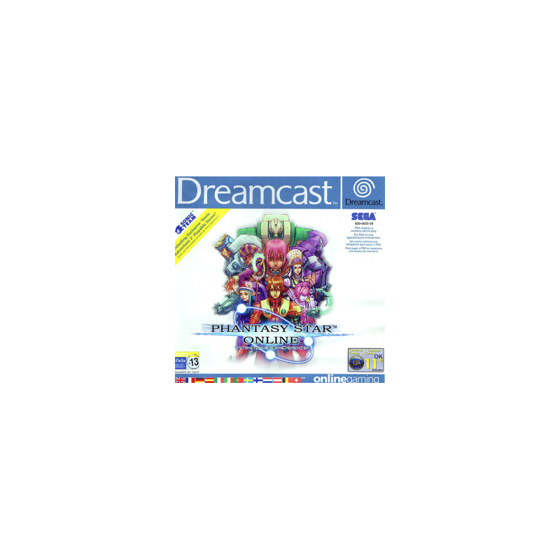Jeux Dreamcast : Phantasy Star Online - Occasion "Complet"