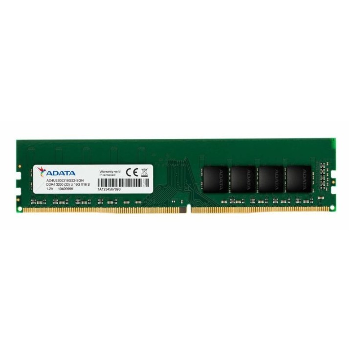 Mémoire ADATA Standard 16 Go (1 × 16 Go) DDR4 3200 | Ordiland