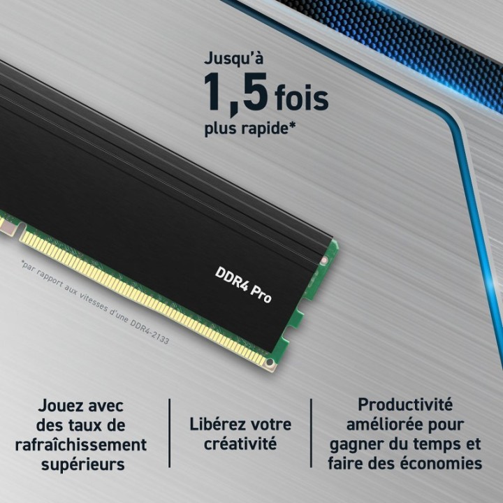 Mémoire Crucial PRO 32 Go DDR4 3200 MHz | Ordiland