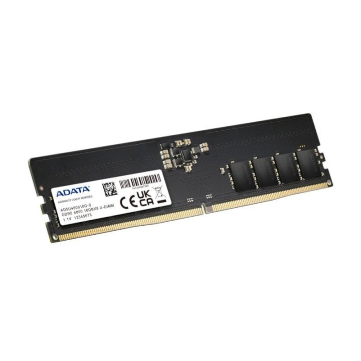 Mémoire ADATA Standard 16 Go (1 × 16 Go) DDR5 4800 | Ordiland