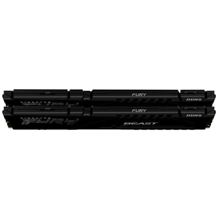 Mémoire Kingston FURY Beast 32 Go (2 × 16 Go) DDR5 6000 MHz CL36 Noir