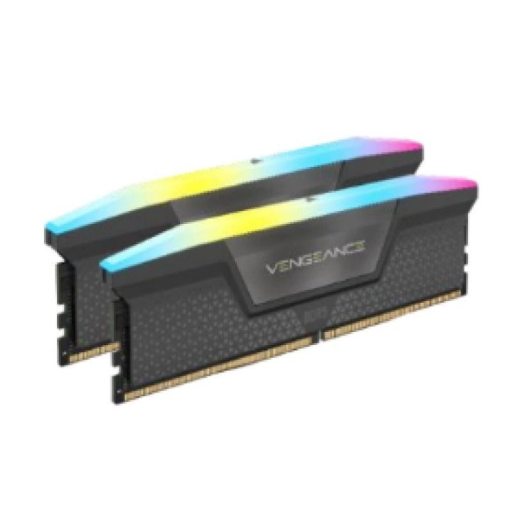 Mémoire Corsair Vengeance RGB 32 Go (2 × 16 Go) DDR5 6000 MHz CL38 (CMH32GX5M2D6000Z38)