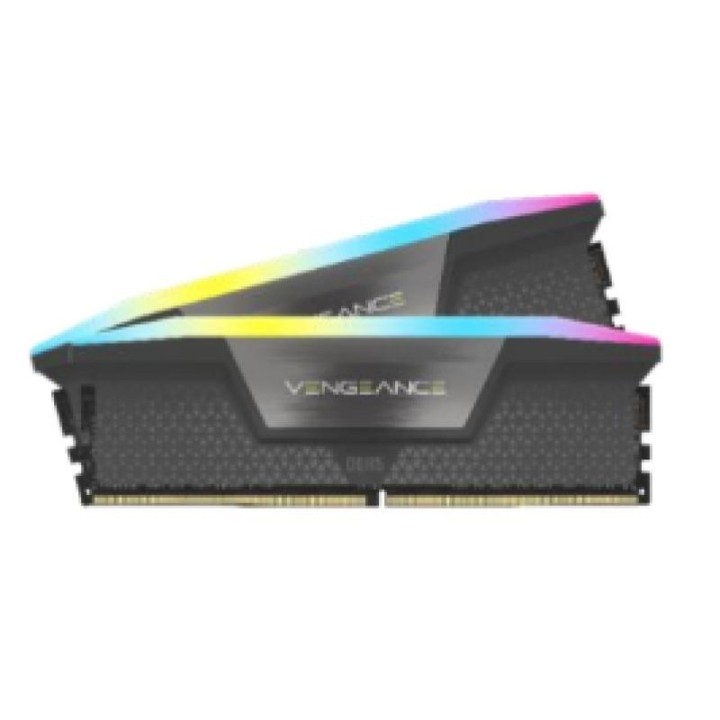 Mémoire Corsair Vengeance RGB 32 Go (2 × 16 Go) DDR5 6000 MHz CL38 (CMH32GX5M2D6000Z38)