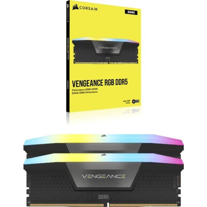 Mémoire Corsair Vengeance RGB 64 Go (2 × 32 Go) DDR5 6400 MHz CL32
