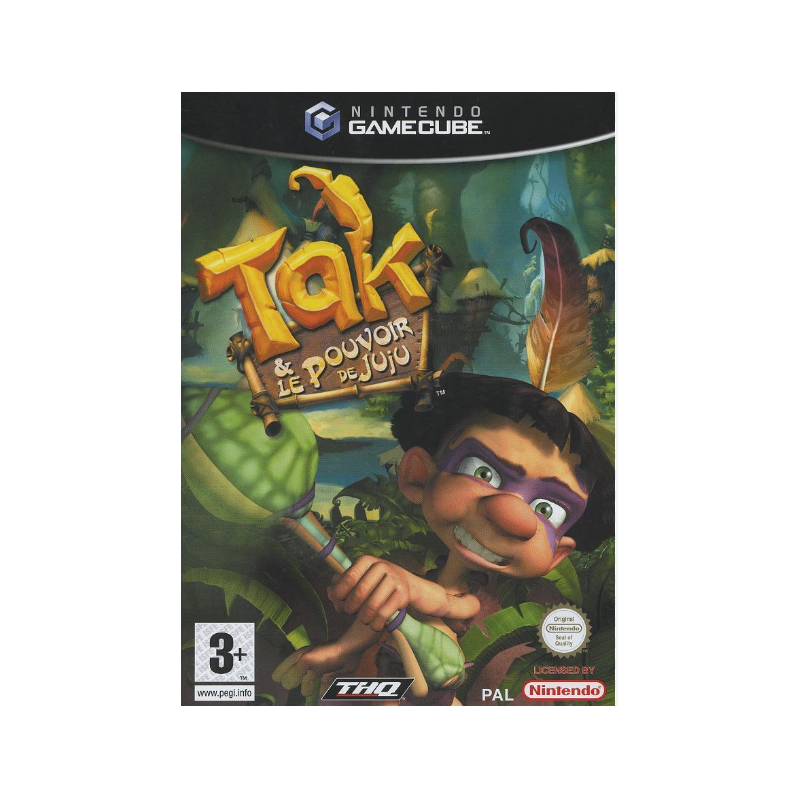 Jeu GameCube : Tak et le Pouvoir de Juju (Complet) - Occasion
