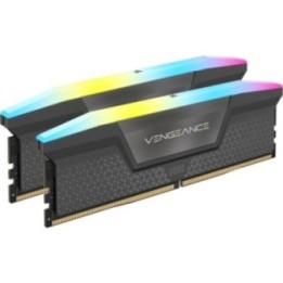 Mémoire Corsair Vengeance RGB 64 Go (2 × 32 Go) DDR5 6000 MHz CL30 (CMH64GX5M2B6000Z30)