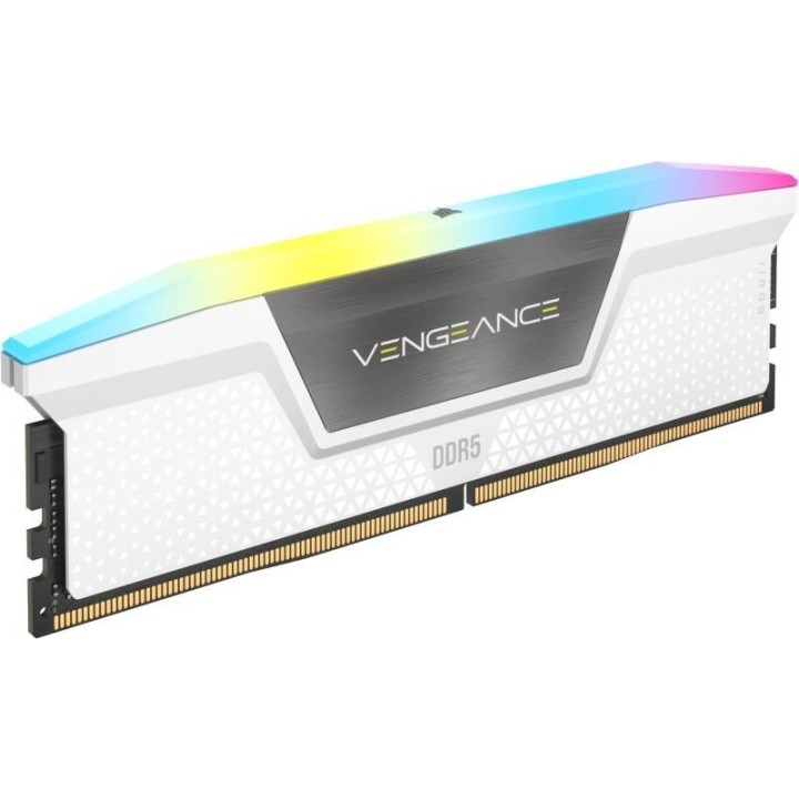 Mémoire Corsair Vengeance RGB 32 Go (2 × 16 Go) DDR5 6000 MHz CL30 (CMH32GX5M2B6000C30W)
