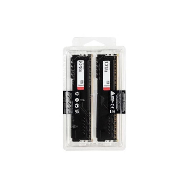 Mémoire Kingston 16 Go (2 × 8 Go) DDR4 3200 MHz CL16 Noir