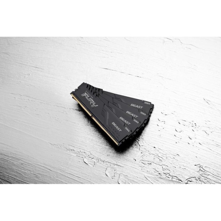 Mémoire Kingston 16 Go (2 × 8 Go) DDR4 3200 MHz CL16 Noir