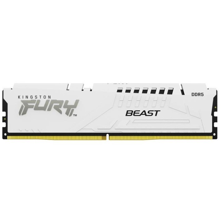 Mémoire Kingston FURY Beast 32 Go (2 × 16 Go) DDR5 6000 MHz CL30 Blanc