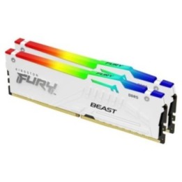 Mémoire Kingston 32 Go (2 × 16 Go) DDR5 5600 MHz CL36 RGB Blanc