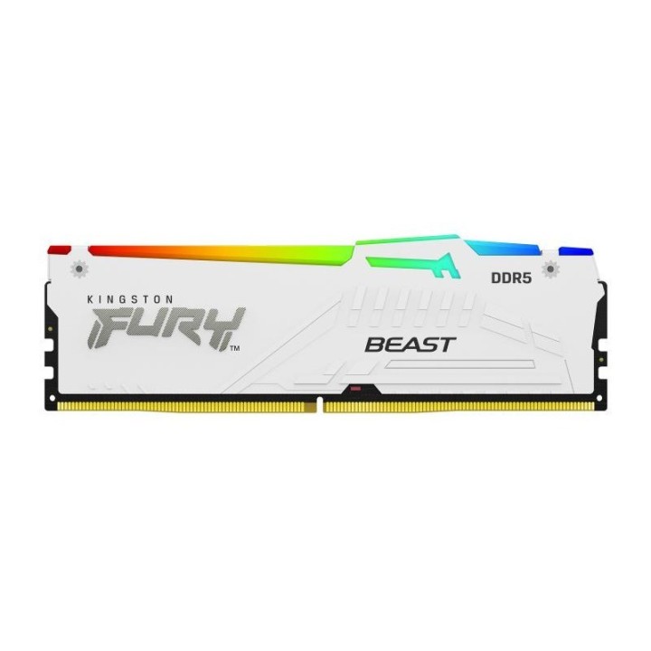 Mémoire Kingston 32 Go (2 × 16 Go) DDR5 5600 MHz CL36 RGB Blanc