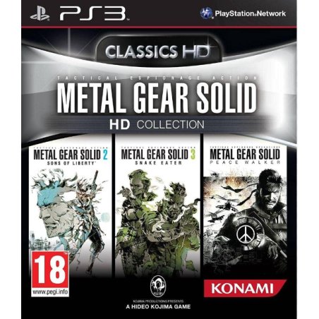 Jeux PS3 : Metal Gear Solid HD Collection - Occasion