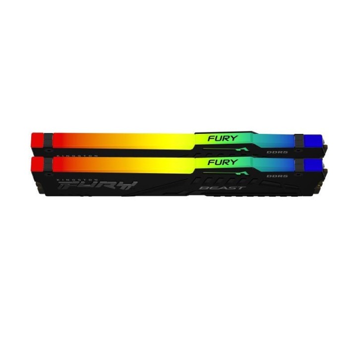 Mémoire Kingston FURY Beast RGB 64 Go (2 × 32 Go) DDR5 6000 MHz CL36