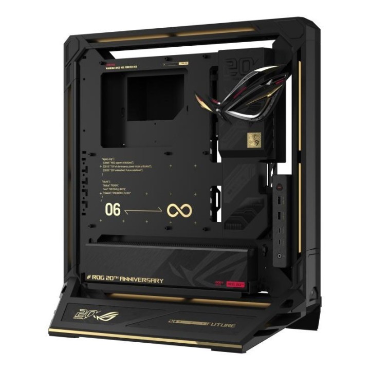 Boîtier ASUS ROG GR20 Edition 20 Midi Tower Noir / Or | Ordiland