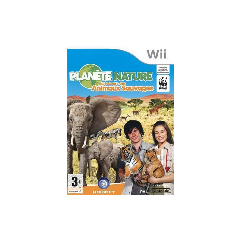 Jeux Wii : Planète Nature Au secours des animaux sauvage  - Occasion