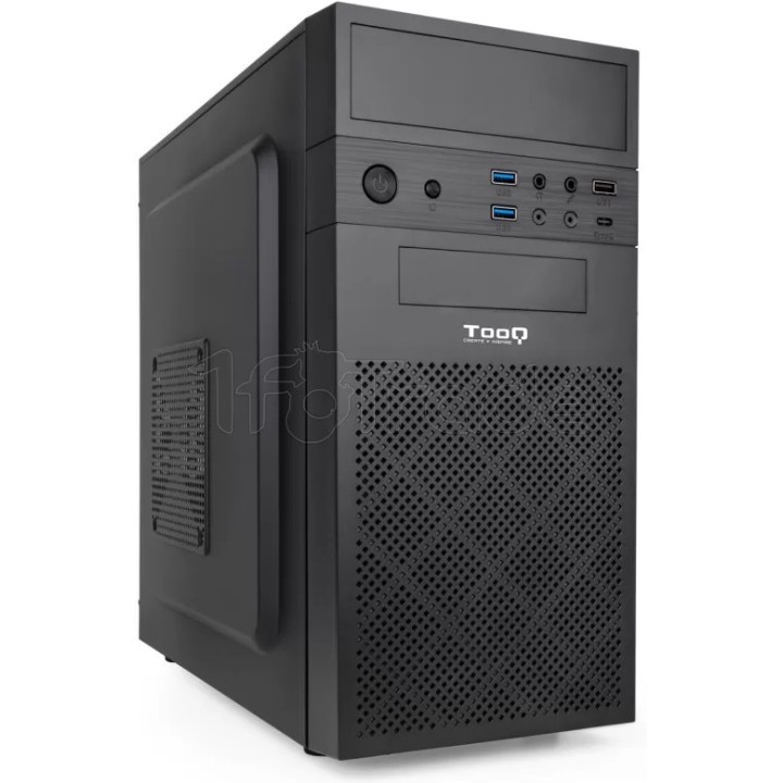 Boîtier Mini Tour Micro ATX TooQ TQC-4701U3C-B (Noir) | Ordiland