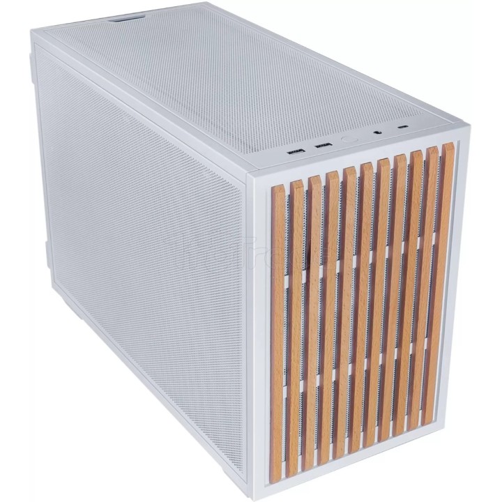 Boîtier Mini Tour Micro ATX Lian Li B4 Wood (Blanc) | Ordiland