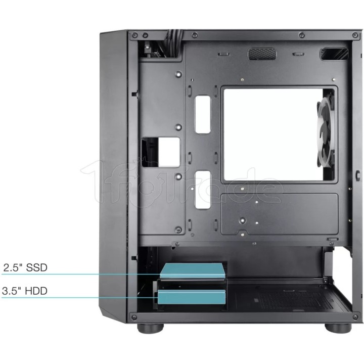 Boîtier Mini Tour Micro ATX TooQ Seizure TQGCC901-B | Ordiland