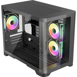 Boîtier Mini Tour Micro ATX 1stPlayer UView 6 RGB | Ordiland
