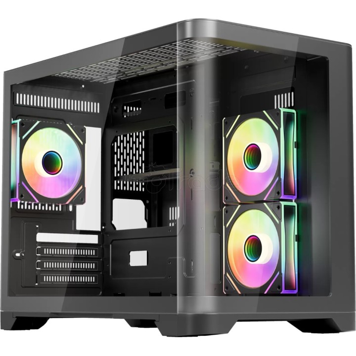 Boîtier Mini Tour Micro ATX 1stPlayer UView 6 RGB | Ordiland