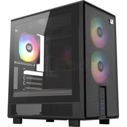 Boîtier Mini Tour Micro ATX XYZ Atom RGB avec panneau | Ordiland