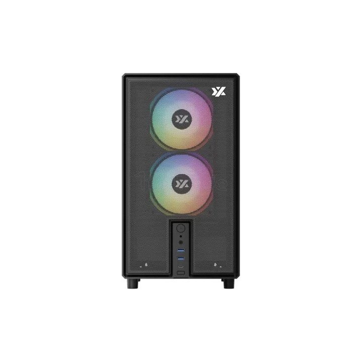 Boîtier Mini Tour Micro ATX XYZ Atom RGB avec panneau | Ordiland