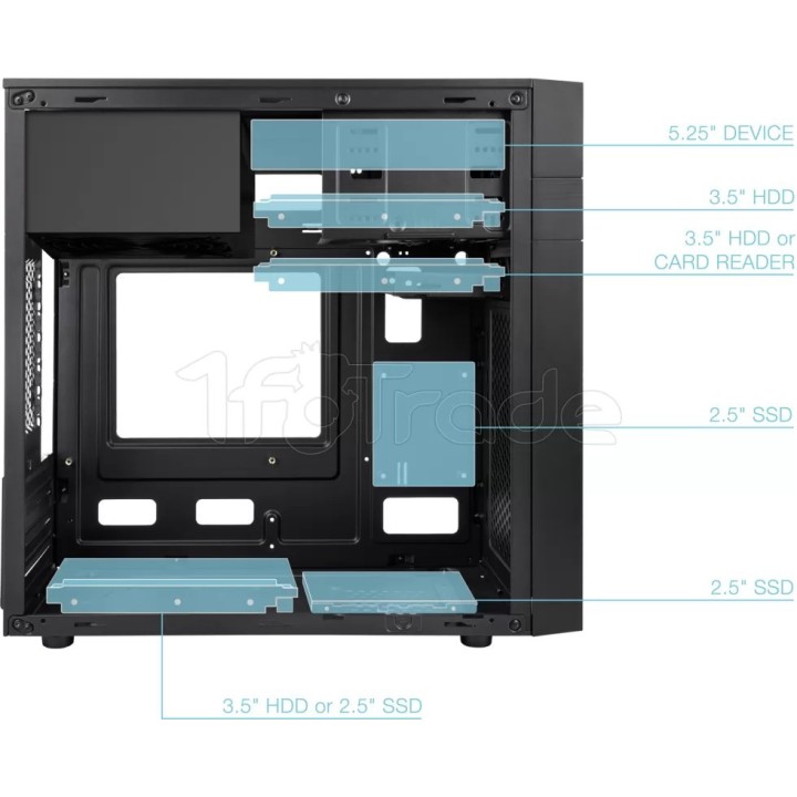 Boîtier Mini Tour Micro ATX TooQ Isobox Ultra + | Ordiland