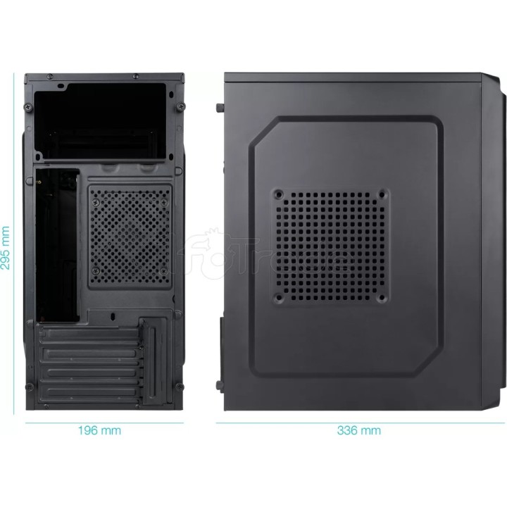 Boîtier Mini Tour Micro ATX TooQ TQC-4702-SP + | Ordiland