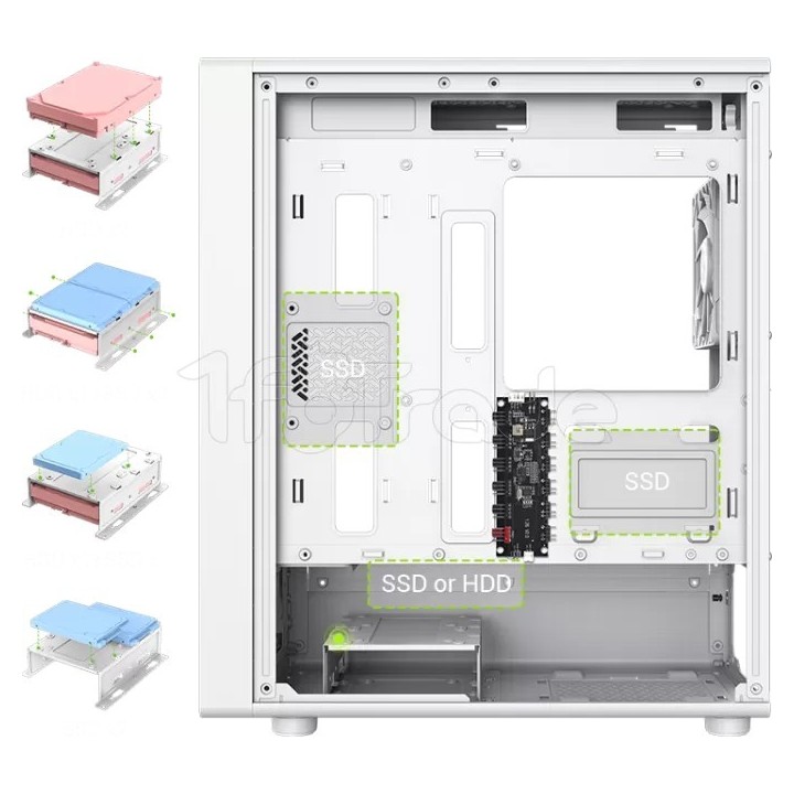 Boîtier Mini Tour Micro ATX Gamemax Aeris 330 Mesh | Ordiland