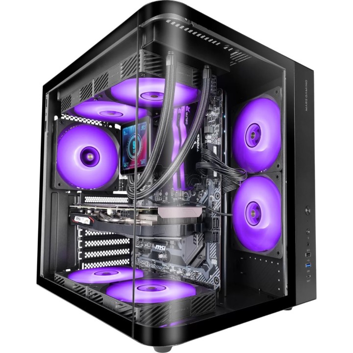 Boîtier Moyen Tour ATX Mars Gaming MC-Curv avec | Ordiland