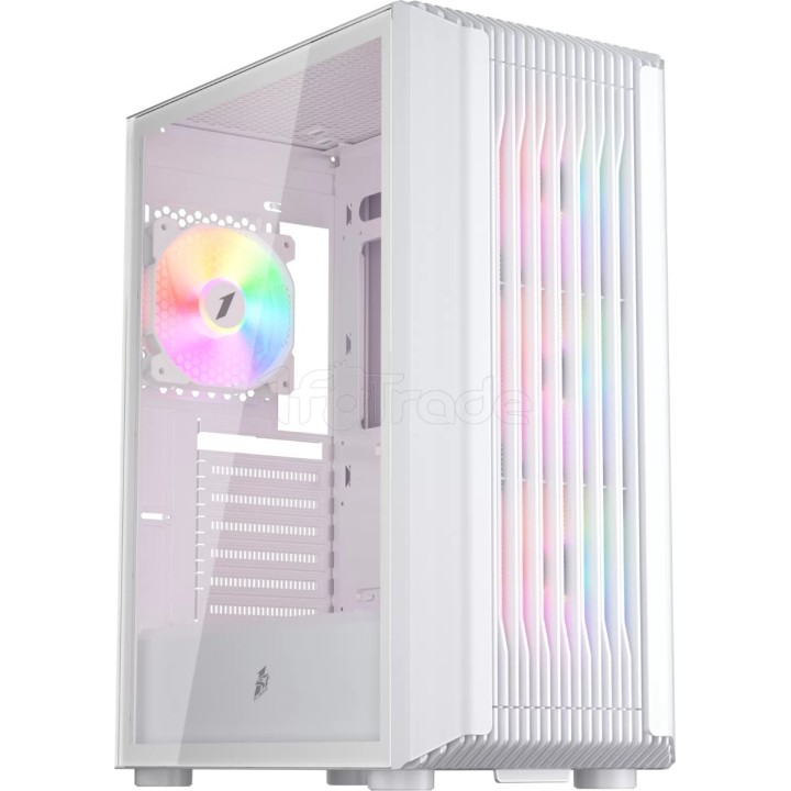 Boîtier Moyen Tour ATX 1stPlayer H6 RGB avec panneau | Ordiland