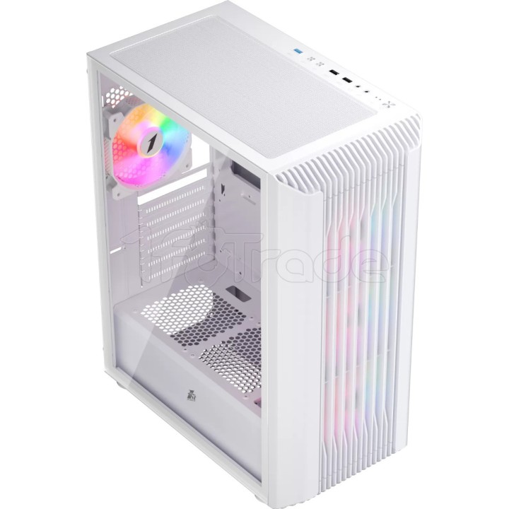 Boîtier Moyen Tour ATX 1stPlayer H6 RGB avec panneau | Ordiland