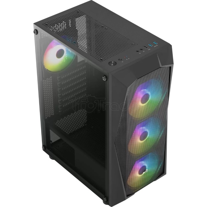 Boîtier Moyen Tour ATX AeroCool Falcon-A RGB avec | Ordiland