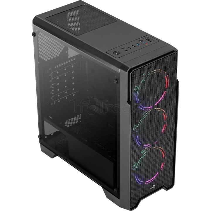 Boîtier Moyen Tour ATX AeroCool Ore-G Saturn V1 RGB | Ordiland