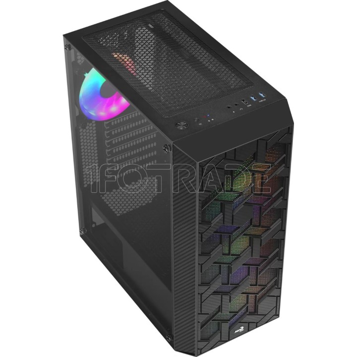 Boîtier Moyen Tour ATX AeroCool Hive v2 RGB avec | Ordiland