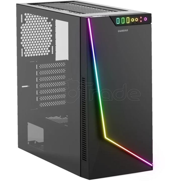 Boîtier Moyen Tour ATX Gamdias Argus M1 RGB avec | Ordiland